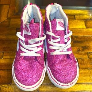 Pink Glittery Vans